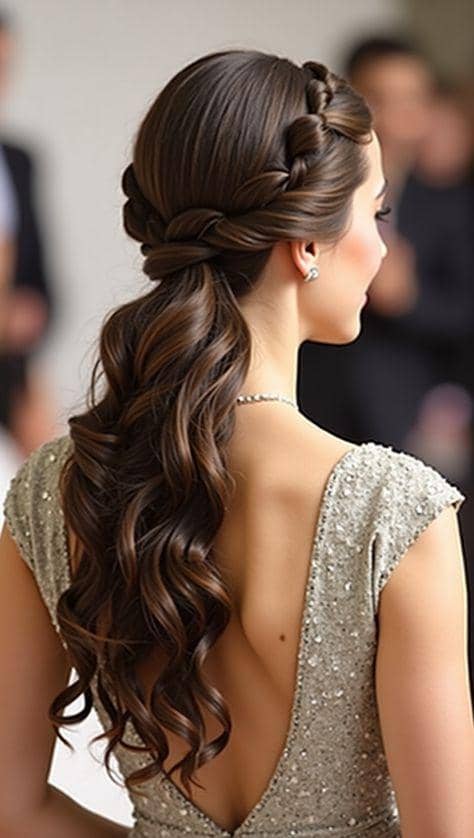 inspirasi gaya rambut untuk prom night