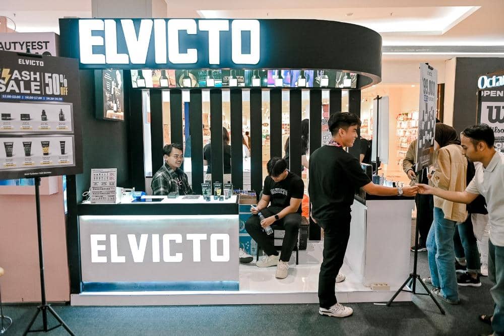 Booth ELVICTO di BFA Jakarta 2025 (Dok. IDN)