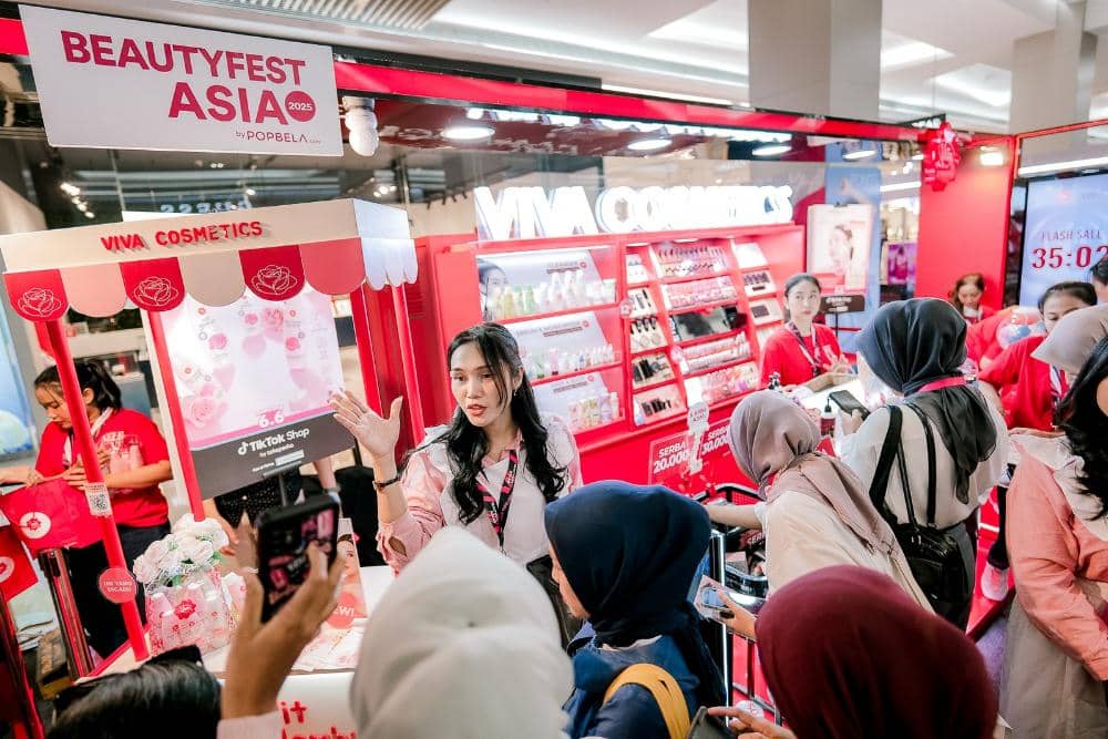 Booth VIVA Cosmetics di BFA Jakarta 2025 (Dok. IDN)