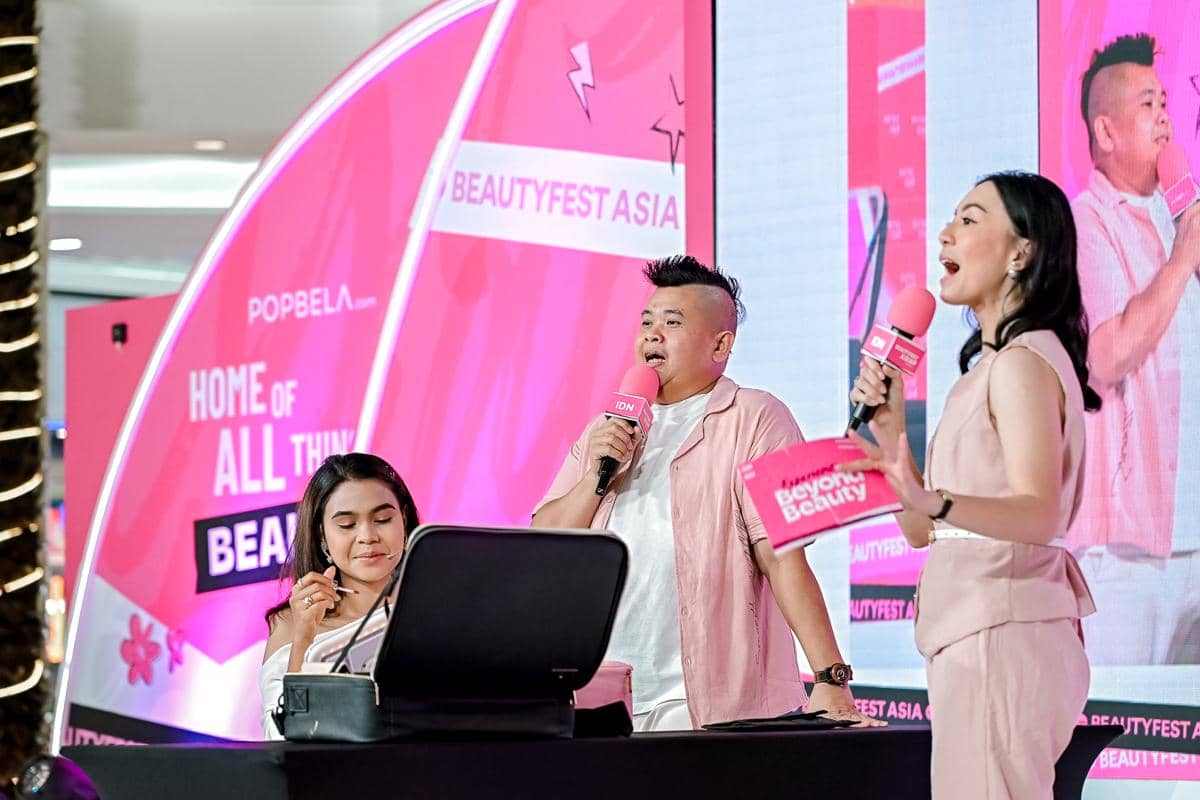 Silolox dan Grace di Konten 'Dibikin Cantik, Dibikin Ngakak' BFA Jakarta 2025 (Dok. IDN)