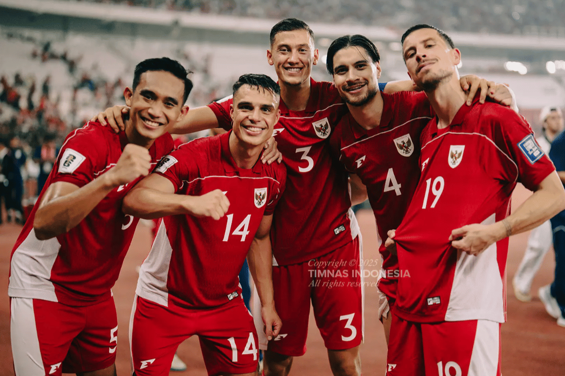 Pemain timnas indonesia vs china di stadion utama GBK dalam putaran 3 kualifikasi piala dunia 2026