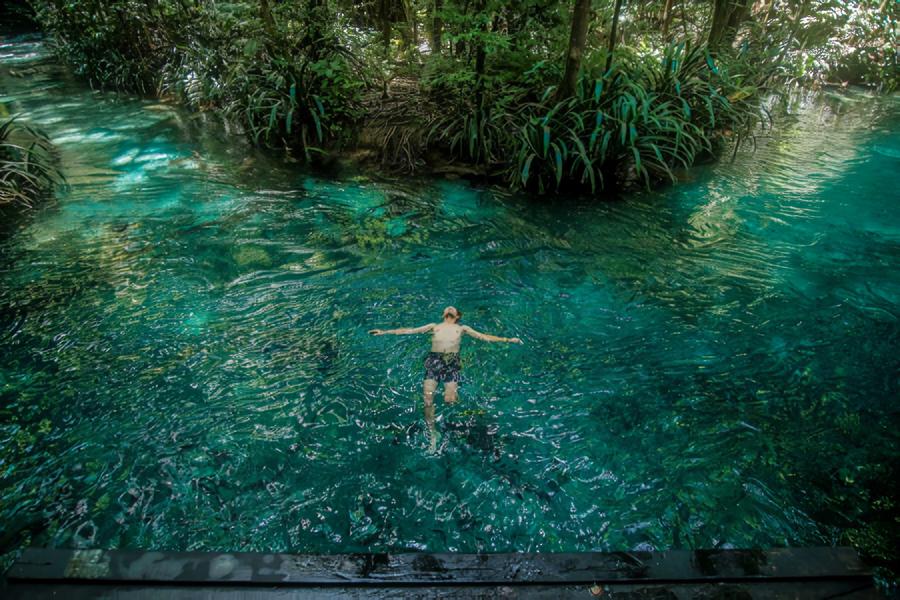 Kali Biru di Raja Ampat
