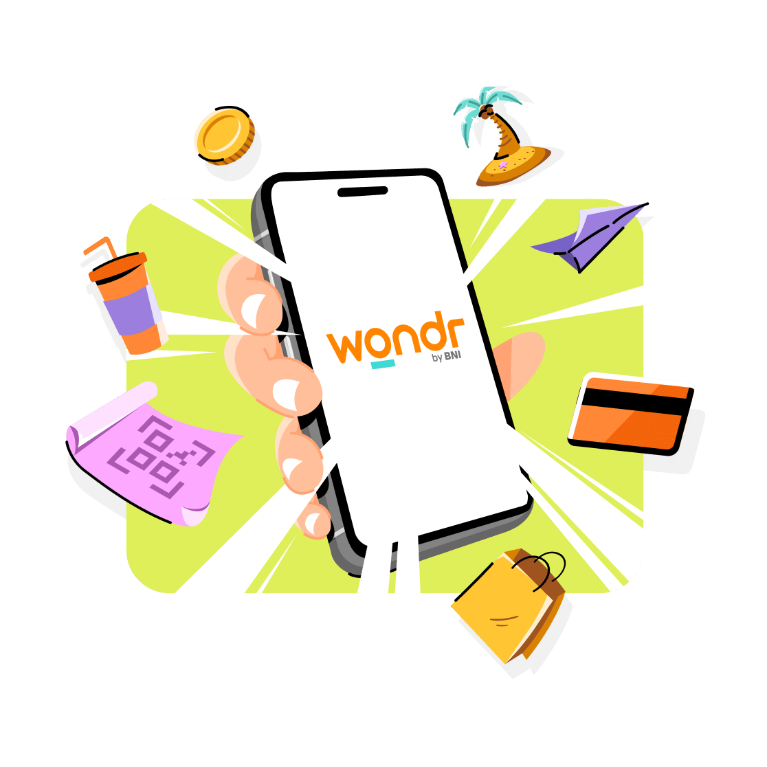 cara mendaftar wondr by bni