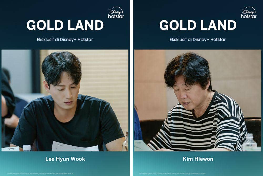 Lee Hyun Wook dan Kim Hee-won untuk serial drama 'Gold Land' (Dok. Disney+ Hotstar)