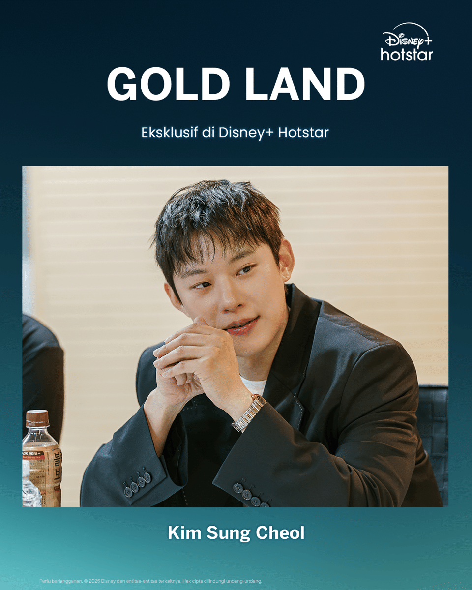 Kim Sung Cheol untuk serial drama 'Gold Land' (Dok. Disney+ Hotstar)
