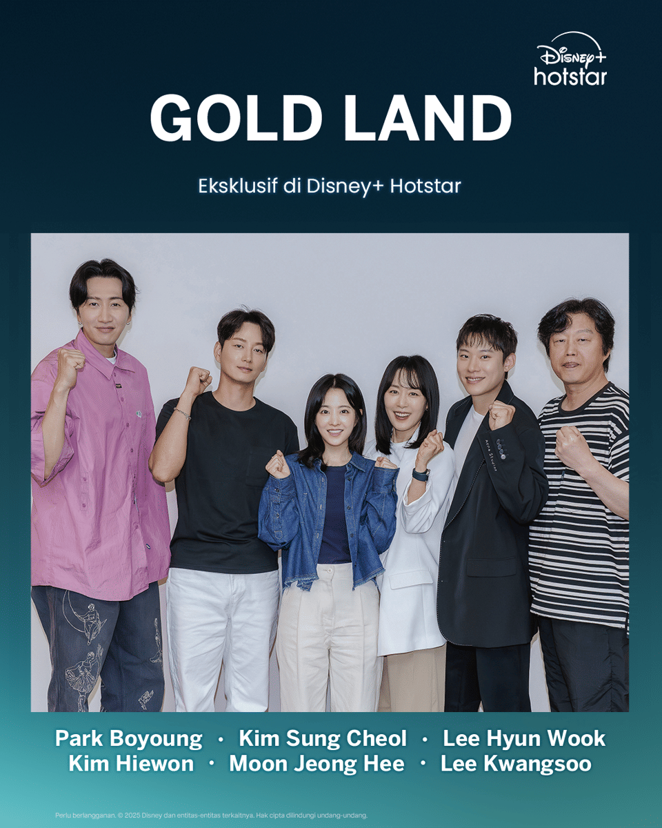Jajaran cast serial drama 'Gold Land' (Dok. Disney+ Hotstar)