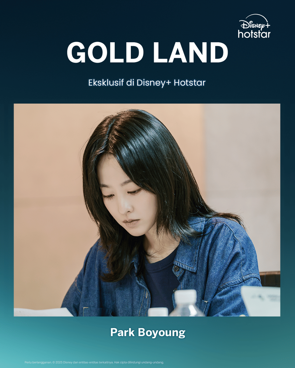Park Boyoung untuk serial drama 'Gold Land' (Dok. Disney+ Hotstar)