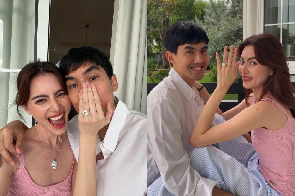 Davika Hoorne dan Ter Chantavit Tunangan