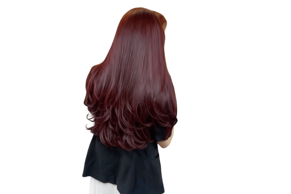 Rambut Burgundy 