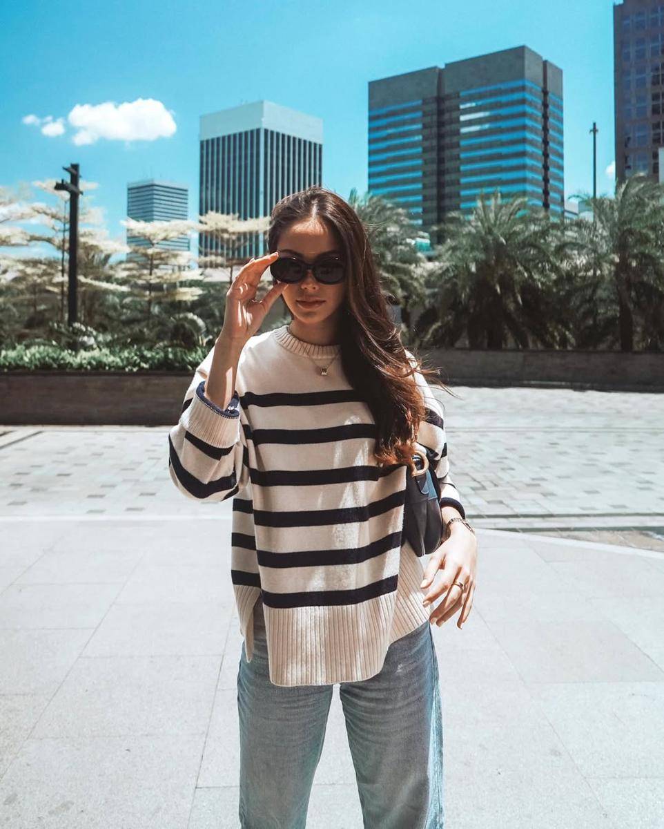 gaya OOTD Alyssa Daguise