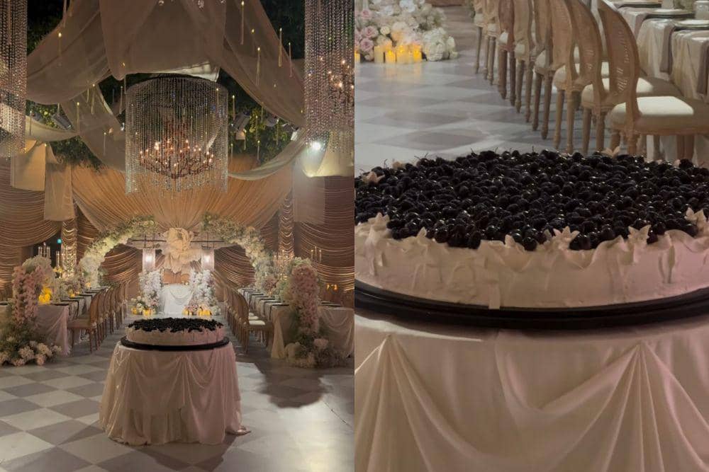 Fakta Menarik Kue Pengantin Al Ghazali dan Alyssa Daguise