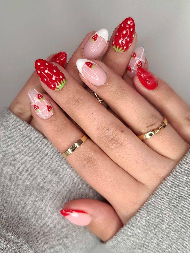 ide nail art untuk musim panas