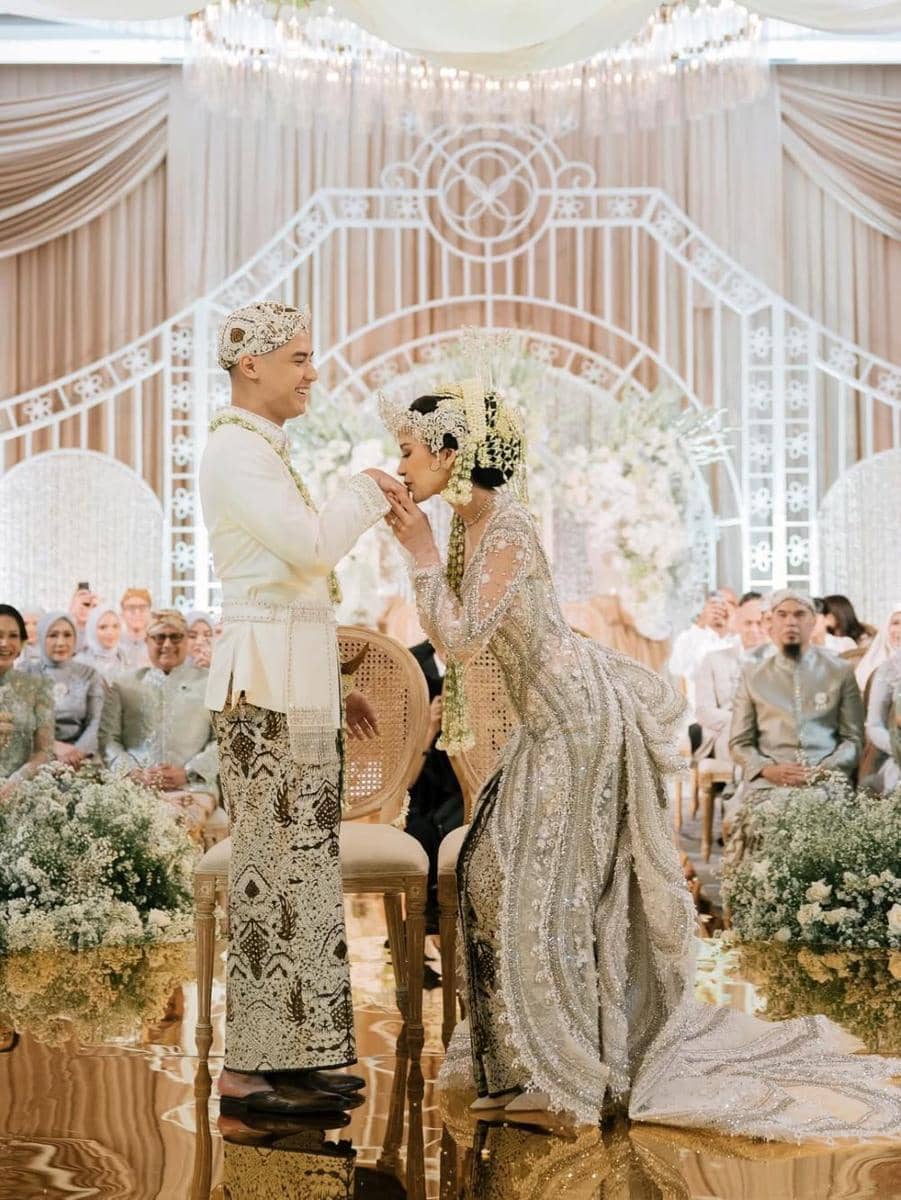 Potret Akad Pernikahan Al Ghazali dan Alyssa Daguise