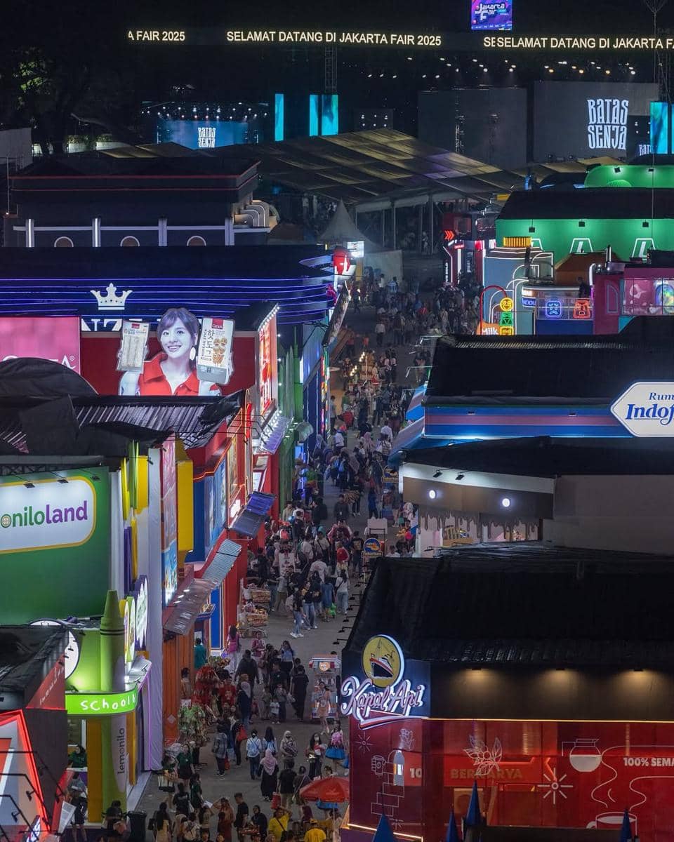 Suasana di Jakarta Fair Kemayoran 2025 (instagram.com/jakartafairid)