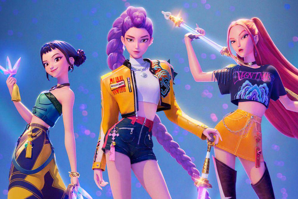 Thumbnail video trailer dari film 'Kpop Demon Hunters' (Dok. Netflix)