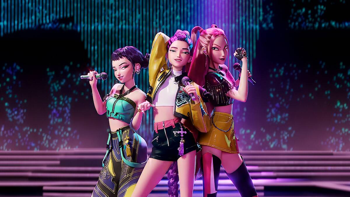 Still cut film 'Kpop Demon Hunters' (Dok. Netflix)