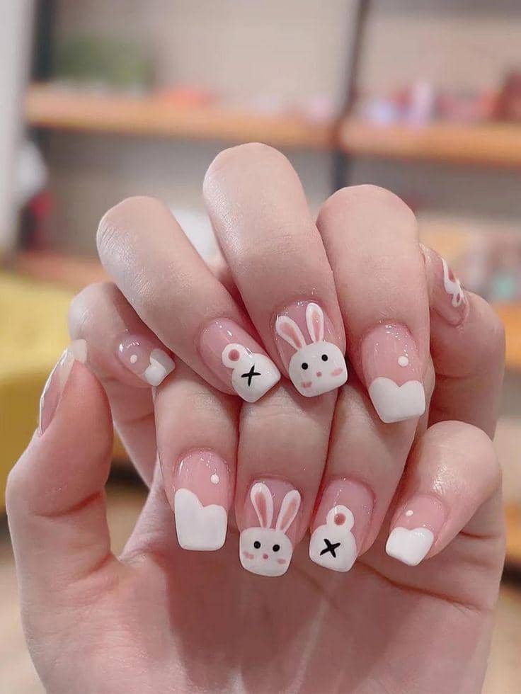 inspirasi nail art lucu tapi estetik