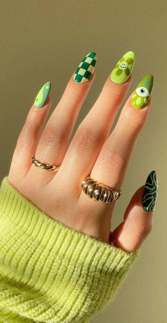 inspirasi nail art lucu tapi estetik