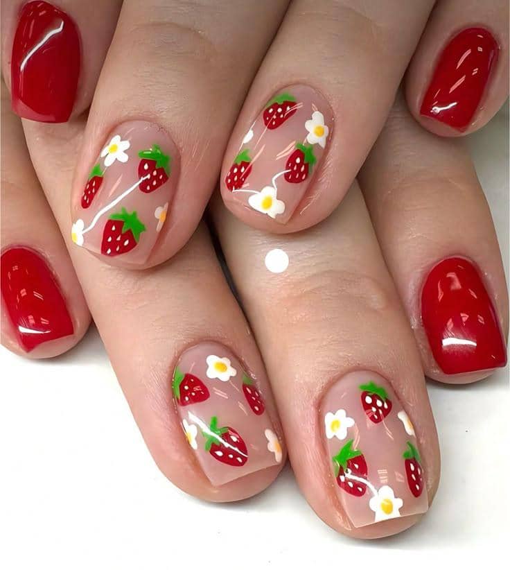 inspirasi nail art lucu tapi estetik