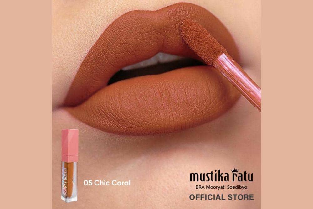 rekomendasi lipstik warna coral