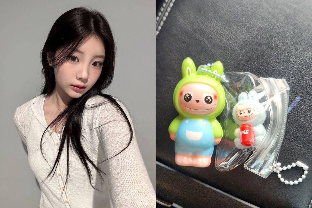 Wonhee 'ILLIT' Kena Penipuan Boneka Labubu Palsu (X/hourwonhee; Weverse/Wonhee 'ILLIT')