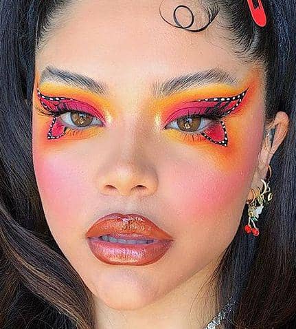 inspirasi butterfly eye makeup