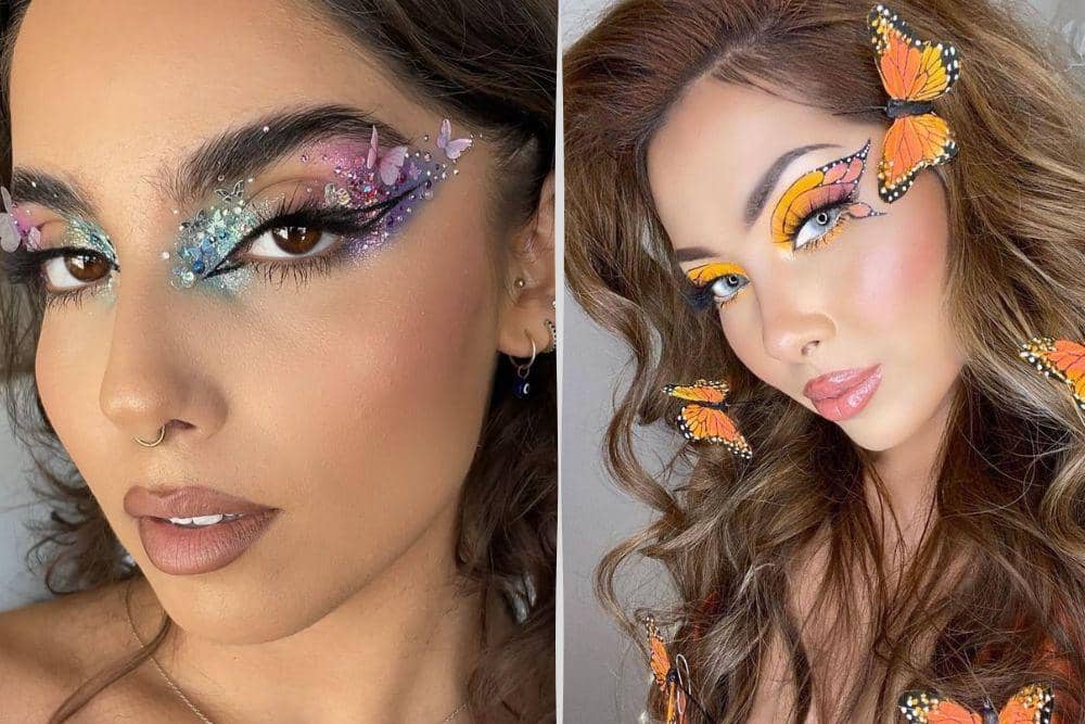 inspirasi butterfly eye makeup