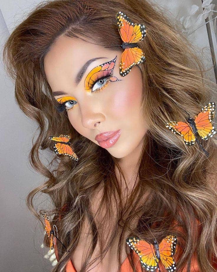 inspirasi butterfly eye makeup