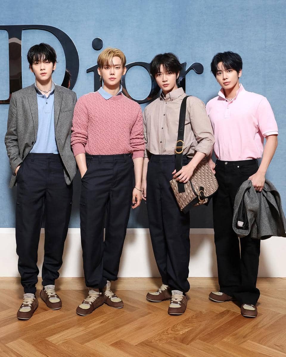 The brigade of stars ✨ at yesterday’s @dior SS26 men’s show in Paris! @min9yu_k of @saythename_17, @txt_bighit, @apo555, @milephakphum, @sabrinacarpenter, @badgalriri, @asaprocky and more! 👀 Swipe for the best looks of the cele (1).jpg