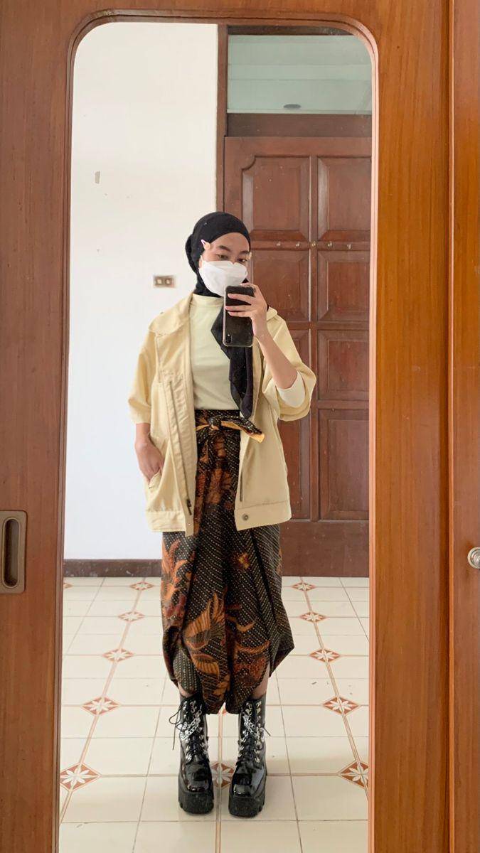 Outfit berkain hijab