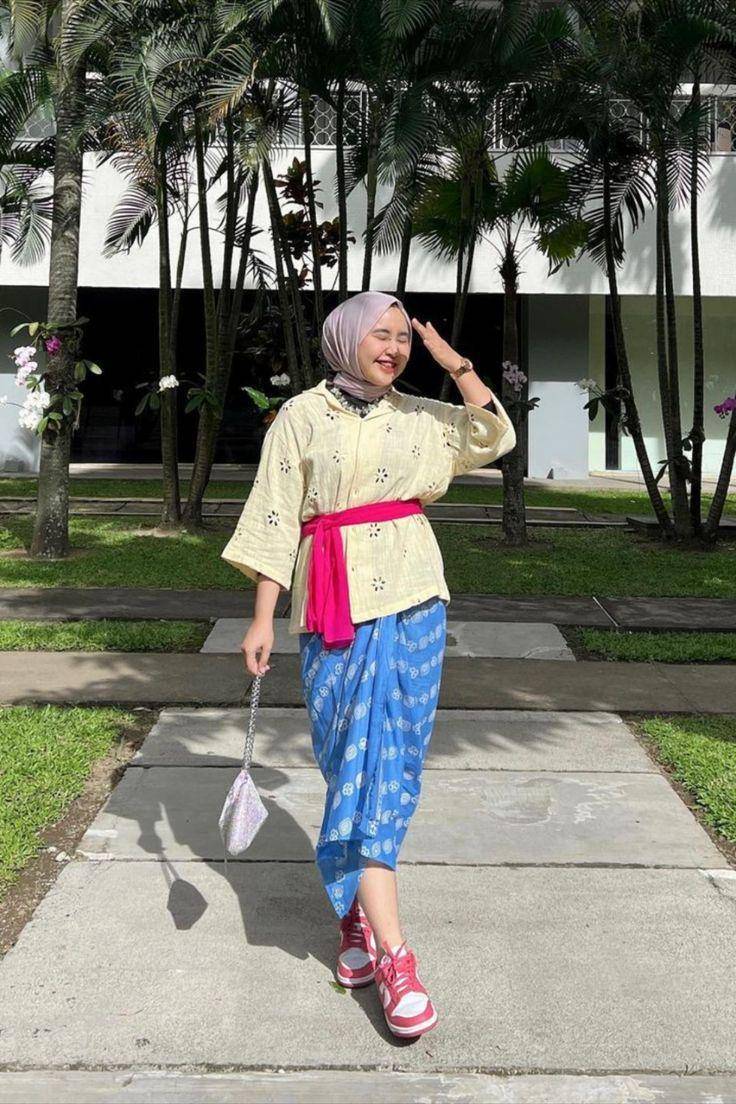 Outfit berkain hijab
