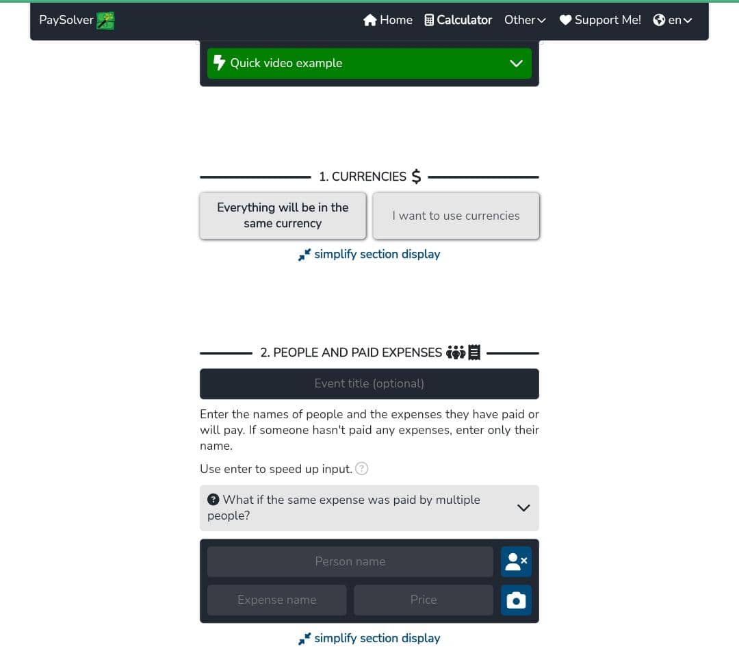 Tools cara split bill online free gratis