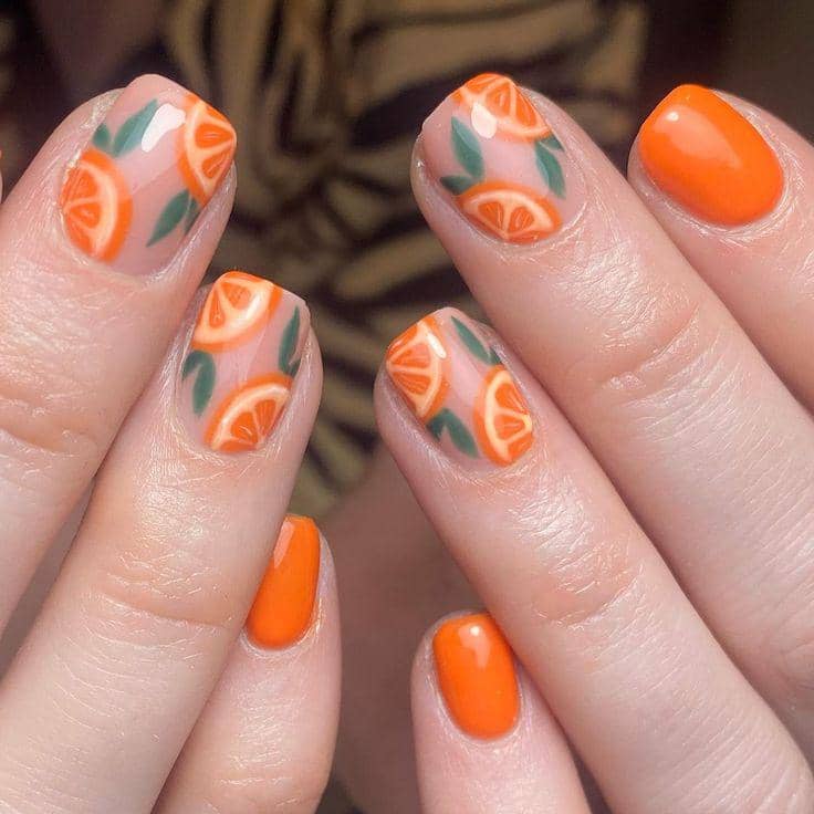 inspirasi nail art tema buah-buahan