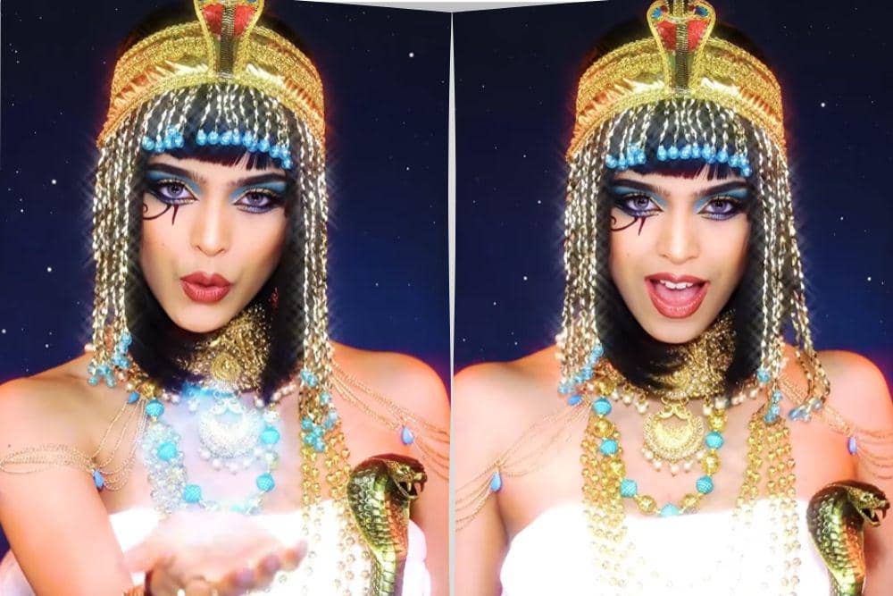 tren cleopatra makeup