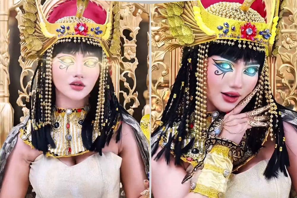tren cleopatra makeup