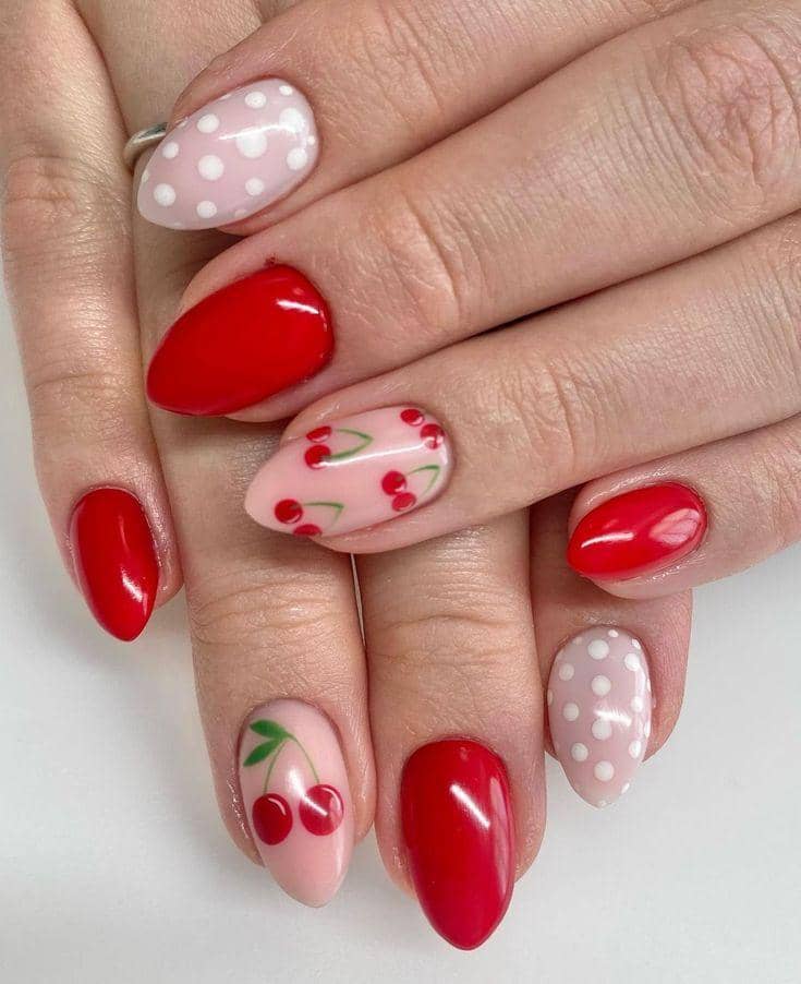 inspirasi nail art tema buah-buahan