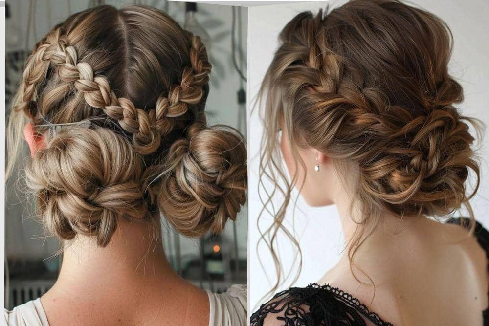 ide braided bun hairstyle