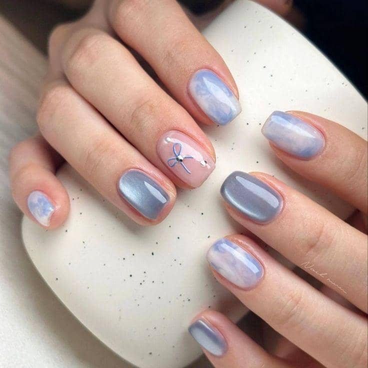inspirasi nail art simpel tapi aesthetic