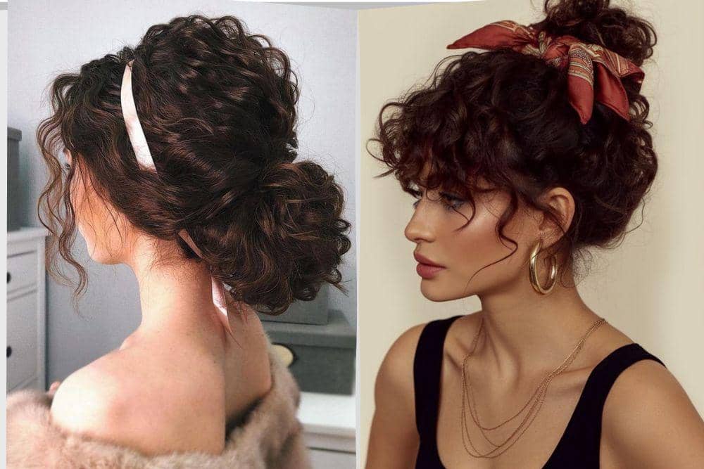 ide styling rambut keriting yang cocok untuk musim panas