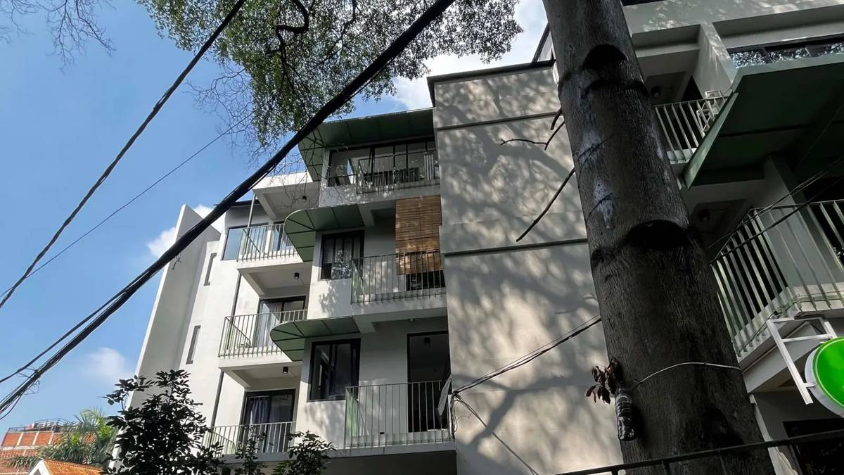 Potret rumah flat di Menteng (Situs bbc.com)