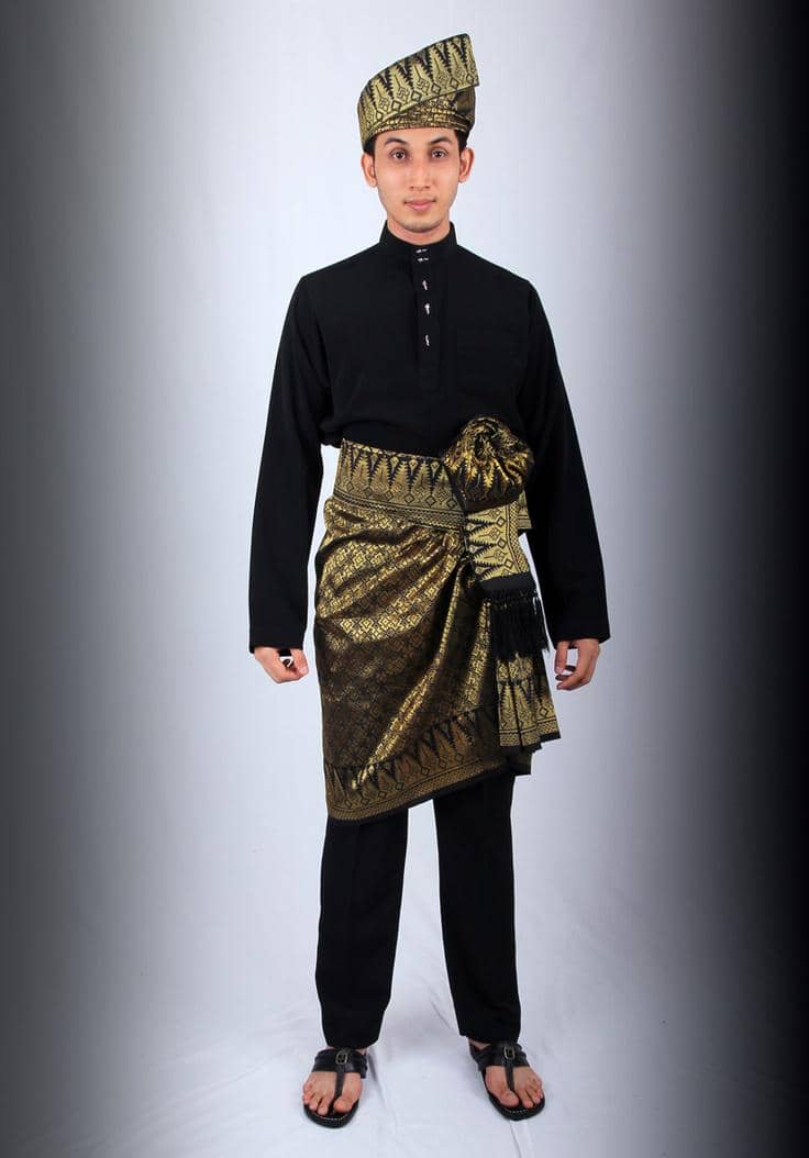Baju Tradisional Riau, Baju Melayu Pria.jpg