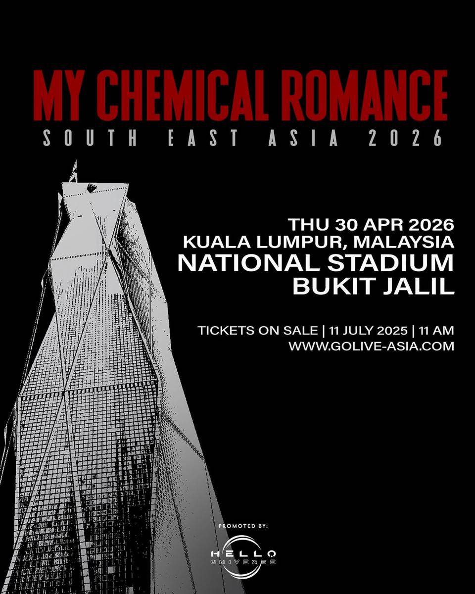 harga tiket konser My Chemical Romance di Malaysia