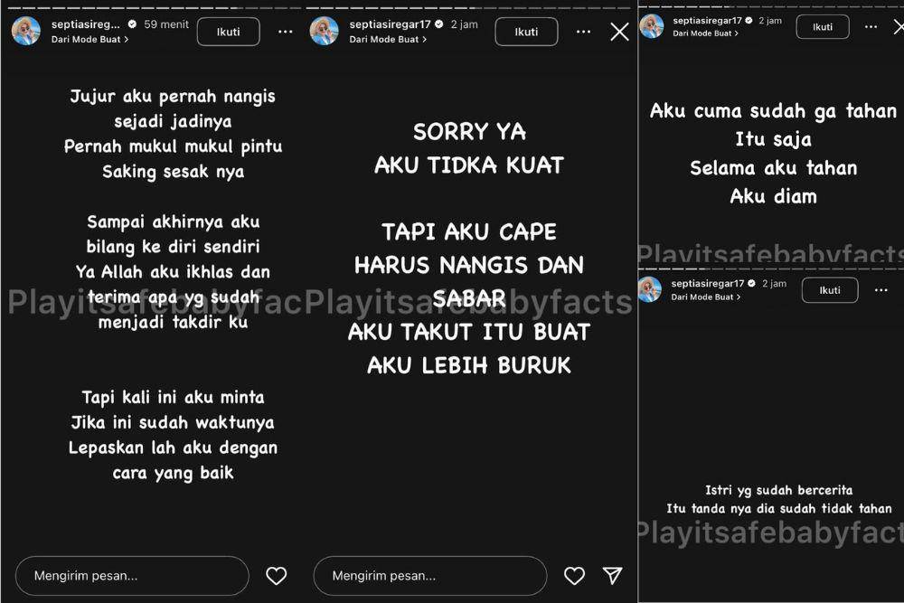 Septia Siregar Bongkar Perselingkuhan Putra Siregar