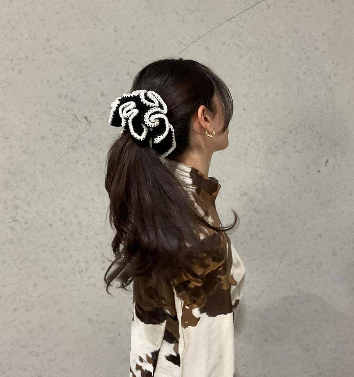 ide styling rambut dengan scrunchie