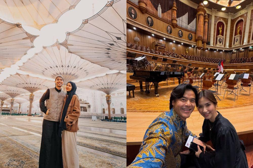 Adu Mesra Sheila Dara dan Dion Wiyoko dengan Pasangan Masing-Masing