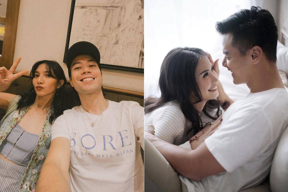 Adu Mesra Sheila Dara dan Dion Wiyoko dengan Pasangan Masing-Masing