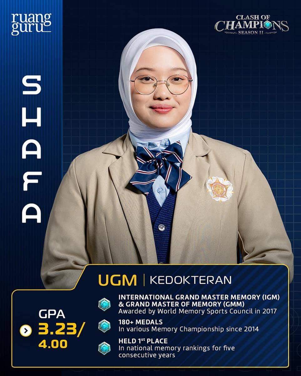 profil Shafa Clash of Champions Season 2