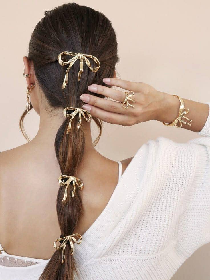ide styling rambut dengan hair clip