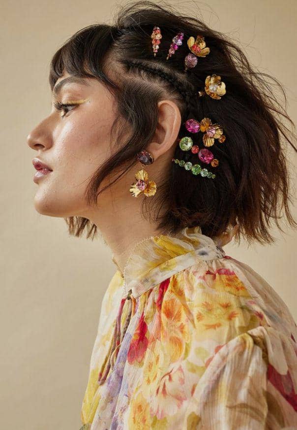 ide styling rambut dengan hair clip