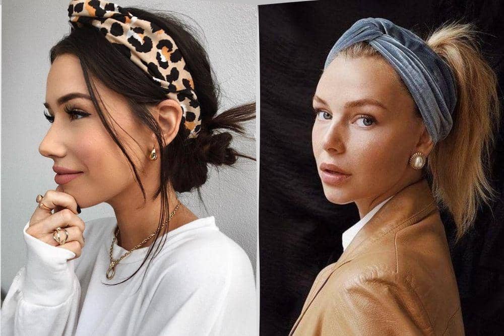 ide styling rambut dengan headband
